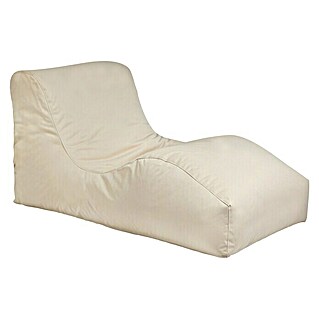 Outbag Outdoor-Sitzsack Wave Plus (Beige, L x B: 125 x 70 cm, 100 % Polyester)