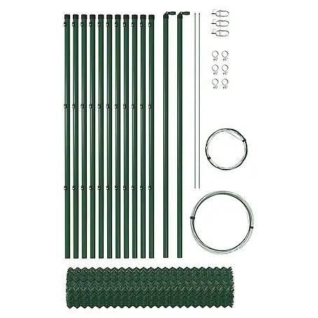 Hadra  Maschendrahtzaun-Set