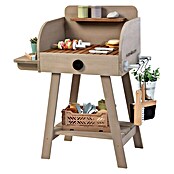 Muddy Buddy Spielgrill BBQ Chef (68 x 37 x 79 cm, Warmgrau) | BAUHAUS