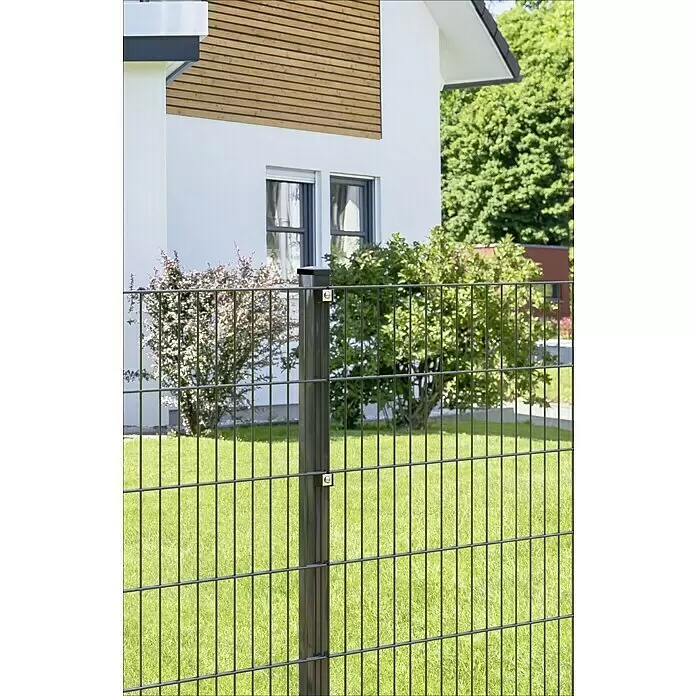 Mattenzaun Small - 200 x 103 cm, Anthrazit - Stimmungsaufnahme