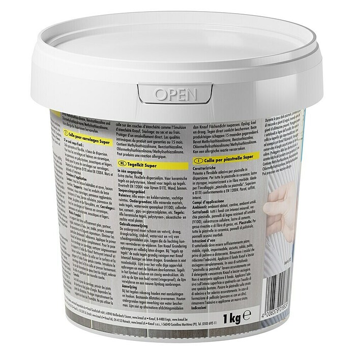 Knauf Lepilo za ploščice Super  (1 kg) | 5553 - Fliesenklebstoffe | FADB - Verfliesen | FAD - Baustoffe | FA - Baustoffe | F - Baustoffe | BAUHAUS