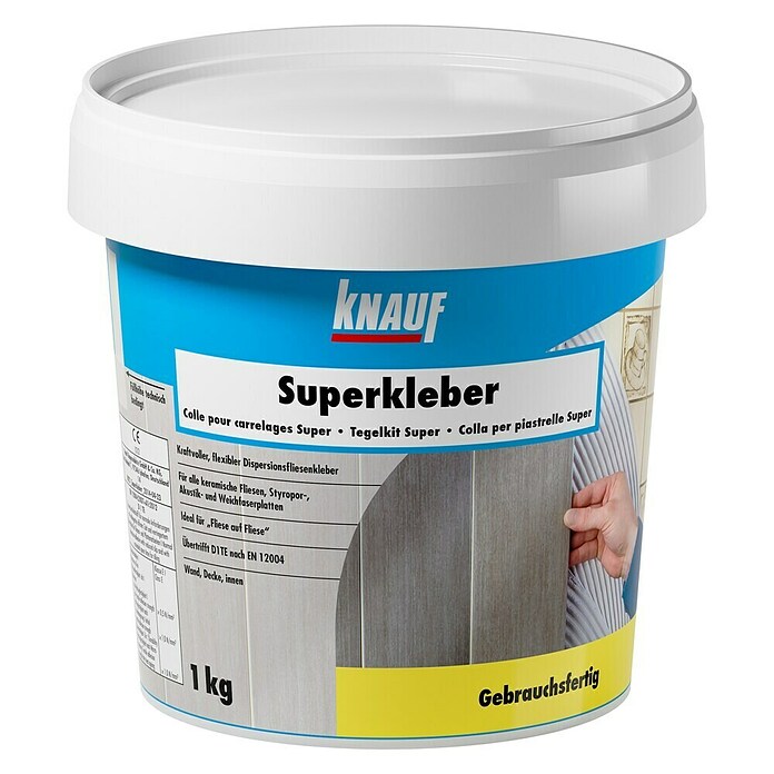 Knauf Lepilo za ploščice Super  (1 kg) | 5553 - Fliesenklebstoffe | FADB - Verfliesen | FAD - Baustoffe | FA - Baustoffe | F - Baustoffe | BAUHAUS