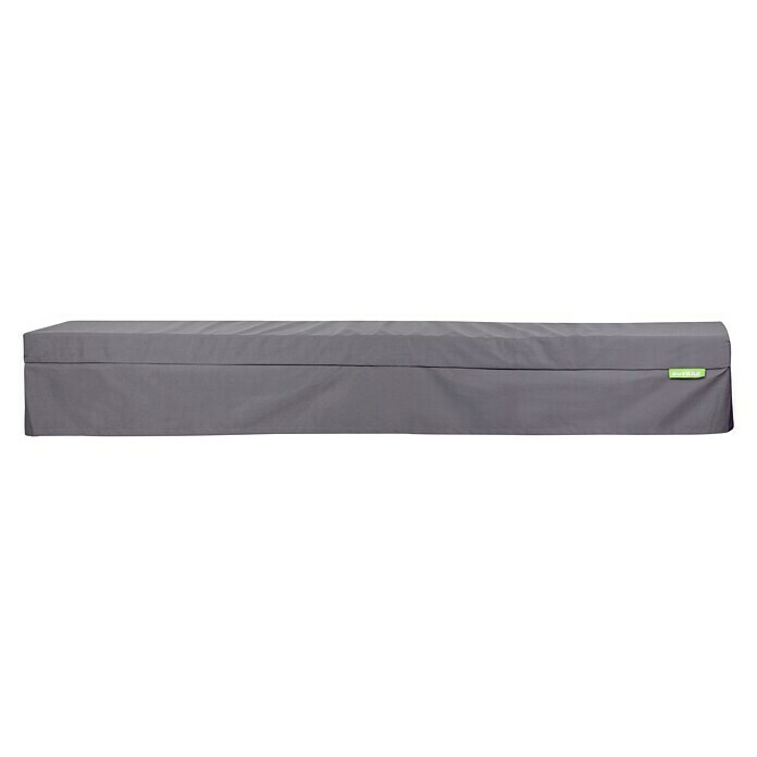 Outbag Bankauflage Bench PlusAnthrazit, 220 x 25 x 8 cm, 100 % Polyester Front View