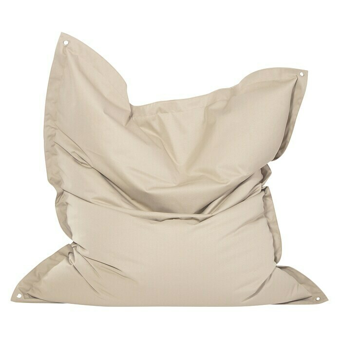 Outbag Outdoor-Sitzsack Meadow PlusL x B: 160 x 130 cm, Beige, 100 % Polyester Front View