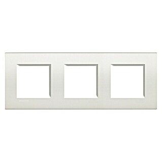 Bticino Living Light Marco 2 módulos (Blanco, Modelo de mecanismos: x 3, Plástico, Ubicar)