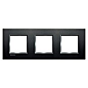 Bticino Living Light Marco 2 módulos (Antracita, Modelo de mecanismos: x 3, Plástico, Ubicar) | BAUHAUS