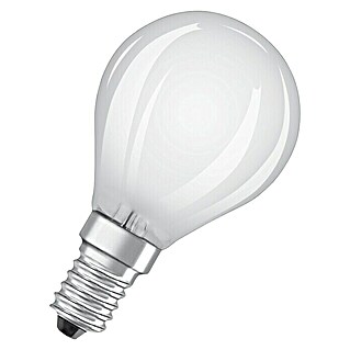 Osram Retrofit LED-Lampe Tropfenform E14 matt (E14, 4 W, 470 lm, Kaltweiß)