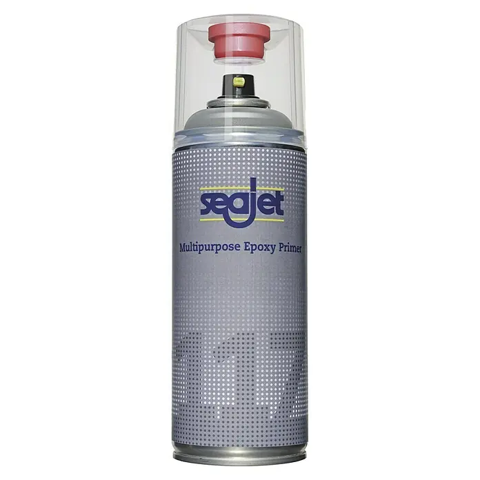 Yachticon Epoxy Primer Seajet 117 - Grau, 400 ml - Dose Seajet Mehrzweck-Epoxidprimer, ideal für Schiffe, mit transparentem Deckel. Schützt Oberflächen und sorgt für dauerhafte Haftung, Korrosionsschutz.