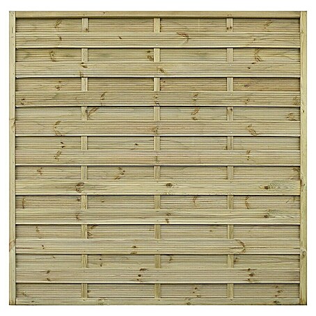 Cerland Celosía de madera Fetiche (An x Al: 1,8 x 1,8 m, Natural)