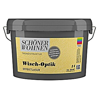 SCHÖNER WOHNEN-Farbe Trendstruktur Effektlasur Wisch-Optik (1 l, Transparent, Matt)