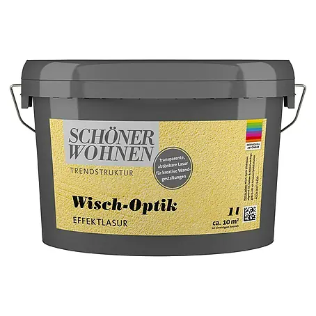 SCHÖNER WOHNEN-Farbe Trendstruktur Farbeffektputz Wisch-Optik Effektlasur