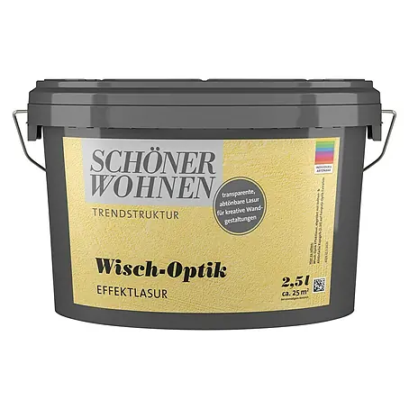 SCHÖNER WOHNEN-Farbe Trendstruktur Farbeffektputz Wisch-Optik Effektlasur