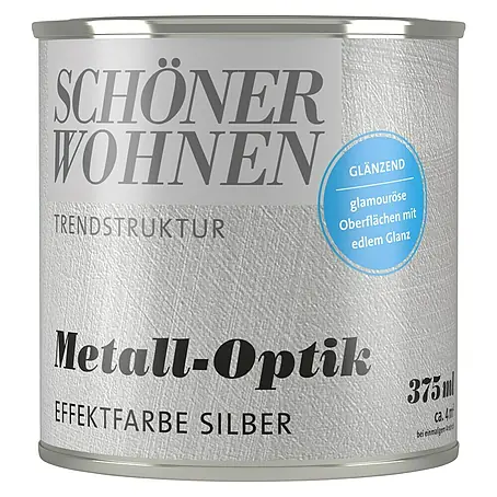 SCHÖNER WOHNEN-Farbe Trendstruktur Farbeffektputz Metall-Optik Effektfarbe