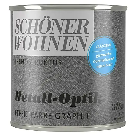 SCHÖNER WOHNEN-Farbe Trendstruktur Farbeffektputz Metall-Optik Effektfarbe
