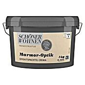 Schöner Wohnen Trendstruktur Effektspachtel (Marmor-Optik, 1 kg, Creme)