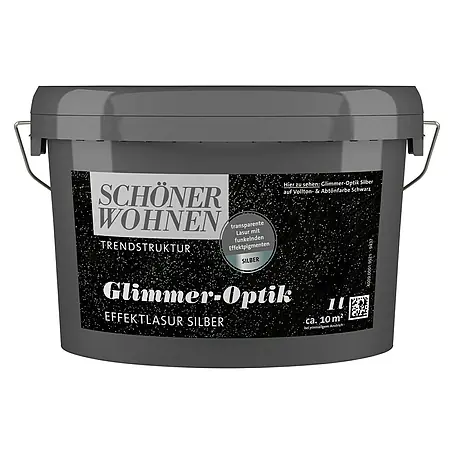 SCHÖNER WOHNEN-Farbe Trendstruktur Farbeffektputz Glimmer-Optik Effektlasur