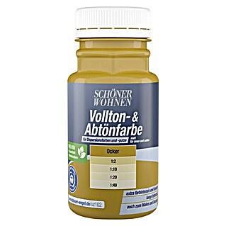 SCHÖNER WOHNEN-Farbe Vollton- & Abtönfarbe (Ocker, 125 ml, Matt)