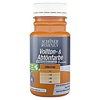 SCHÖNER WOHNEN-Farbe Vollton- & Abtönfarbe (Gelborange, 125 ml, Matt)