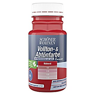 SCHÖNER WOHNEN-Farbe Vollton- & Abtönfarbe (Mohnrot, 125 ml, Matt)