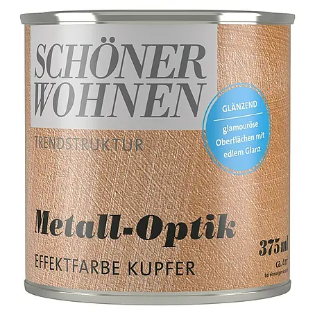 SCHÖNER WOHNEN-Farbe Trendstruktur Farbeffektputz Metall-Optik Effektfarbe