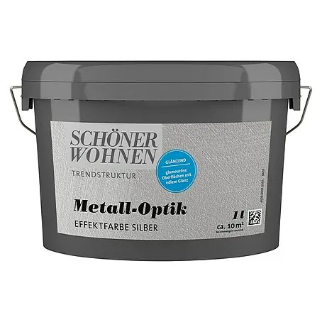 SCHÖNER WOHNEN-Farbe Trendstruktur Farbeffektputz Metall-Optik Effektfarbe