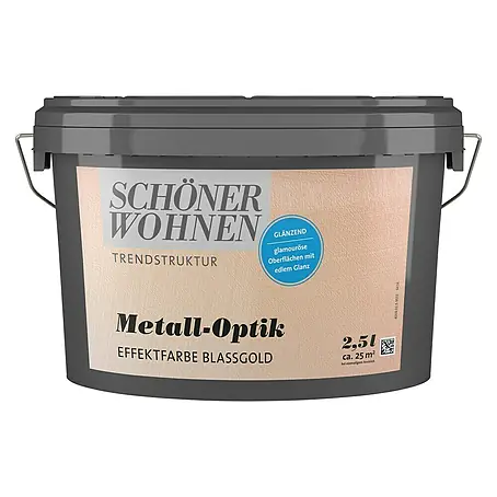 SCHÖNER WOHNEN-Farbe Trendstruktur Farbeffektputz Metall-Optik Effektfarbe