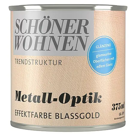 SCHÖNER WOHNEN-Farbe Trendstruktur Farbeffektputz Metall-Optik Effektfarbe