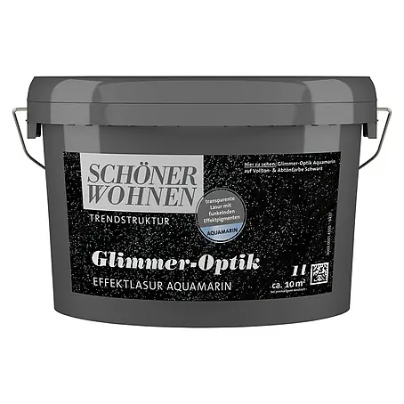 SCHÖNER WOHNEN-Farbe Trendstruktur Farbeffektputz Glimmer-Optik Effektlasur
