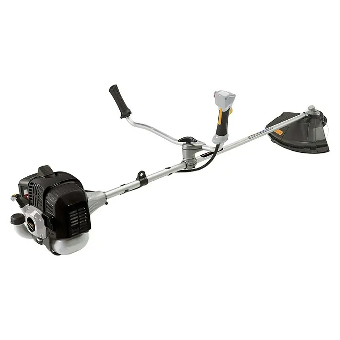 Alpina Desbrozadora de gasolina ABR 52 D - 1,55 kW, 51,7 cm³, Ancho de corte hilo: 45 cm, Ancho de corte cuchilla: 25,5 cm - Desbrozadora con un motor robusto y diseño ergonómico para un trabajo cómodo en el jardín.