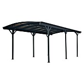Nadstrešek za avto  (Zunanje dimenzije vključno s strešnim previsom (Š x G): 300 x 576 cm, Antracit) | 7445 - Carport Metall | IAGD - Gartenhäuser | IAG - Außenbereichsausstattung | IA - Gartenhartware | I - Stadtgarten | BAUHAUS