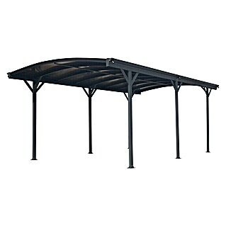 Nadstrešek za avto (Zunanje dimenzije vključno s strešnim previsom (Š x G): 300 x 576 cm, Antracit)
