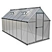 Palram – Canopia Invernadero Mythos (Medidas ext. (An x Pr): 185 x 426 cm, 4 mm, Plateado) | BAUHAUS