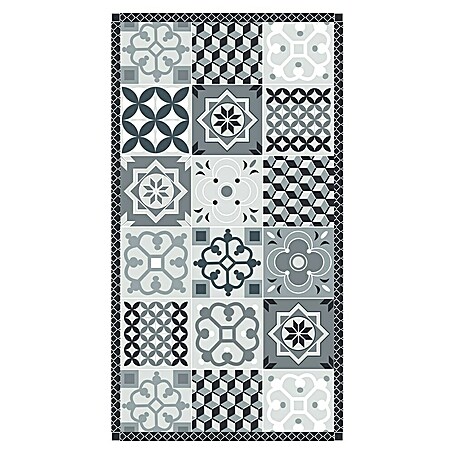 Vénilia Vinylteppich Venisol (Tiles Grau, 120 x 65 cm, 100 % PVC)