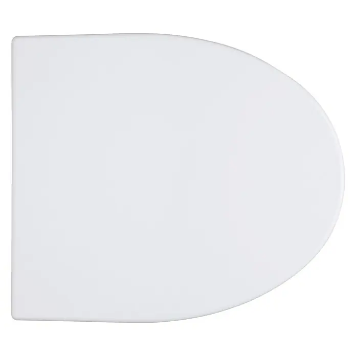 Cersanit Tapa de WC Parva - Duroplast, Blanco, Con caída amortiguada - Asiento de inodoro blanco elegante, ideal para cualquier baño moderno. La superficie lisa garantiza comodidad y limpieza fácil. Elegancia y funcionalidad.