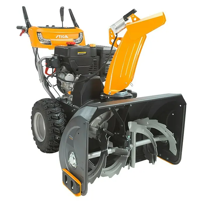Stiga Benzin-Schneefräse ST 7276 PH - 9 kW, 420 cm³, Arbeitsbreite: 76 cm - Abbildung einer STIGA Schneefräse, ideal für die Schneeräumung im Winter. Kompaktes Design, einfach zu bedienen und effizient.