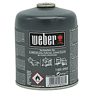 Weber Bombona pequeña de gas (445 g, Butano/propano, 1 ud.)