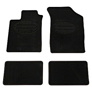 Carpoint Set automatten Comfortline Peugeot (Materiaal: Stof, Kleur: Zwart, 4 -delig)