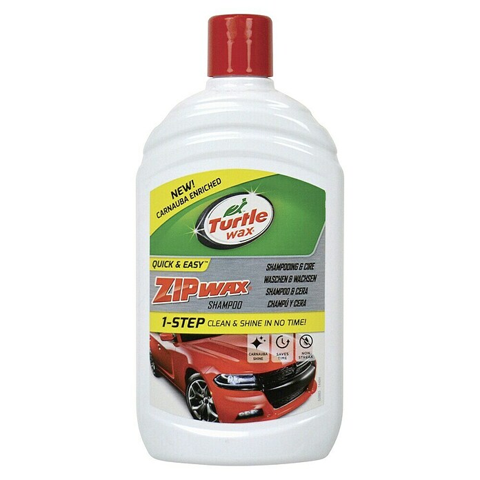 Turtle Wax Autoshampoo 52883 Zip Wax (500 ml, Fles) | BAUHAUS