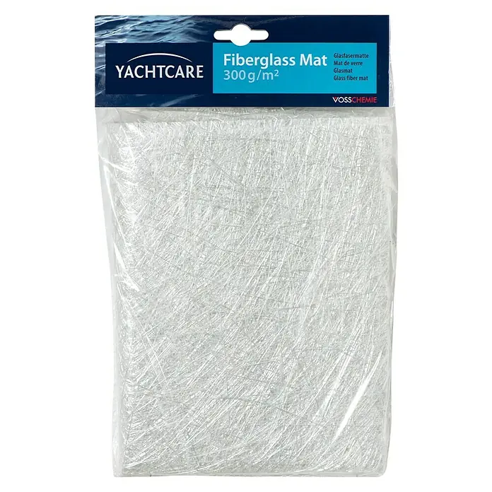 Yachtcare Fiberglasmatte - 300 g/m² - Yachtcare Glasfasermatte 300g/m² in transparenter Verpackung. Ideal für Reparaturen an Booten und anderen GFK-Objekten.