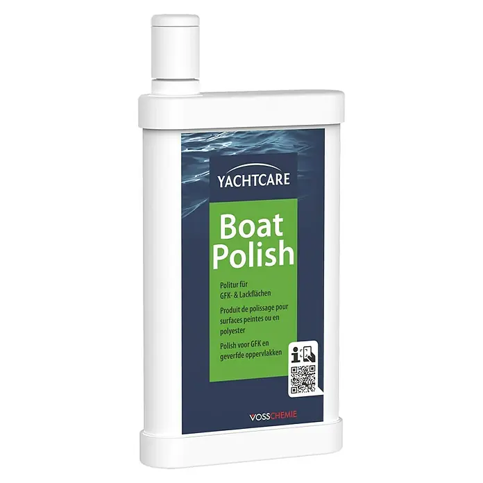 Yachtcare Boat Polish - Flüssig, Hochglänzend, 500 ml - Produktbild von Yachtcare Boat Polish, einer Politur für GFK- und Lackflächen, ideal für die Bootspflege und zur Oberflächenveredelung.
