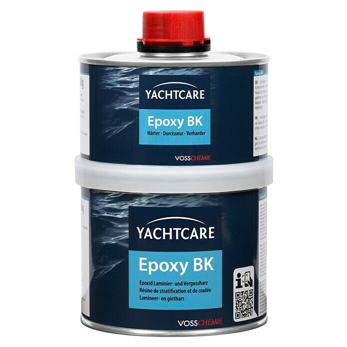 Yachtcare Epoxy BK500 g, Transparent Front View