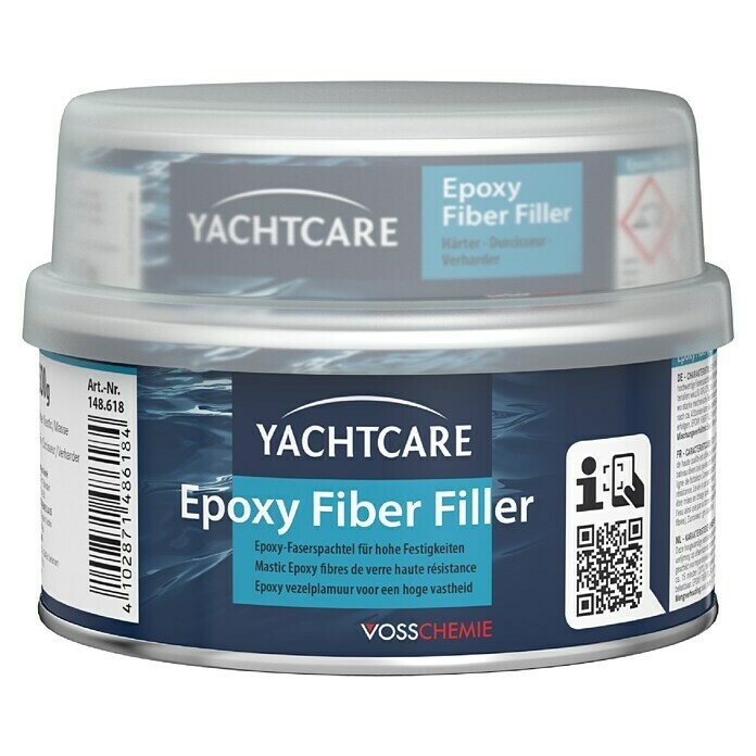 Yachtcare Epoxy Fiber Filler (500 g, Hellblau)