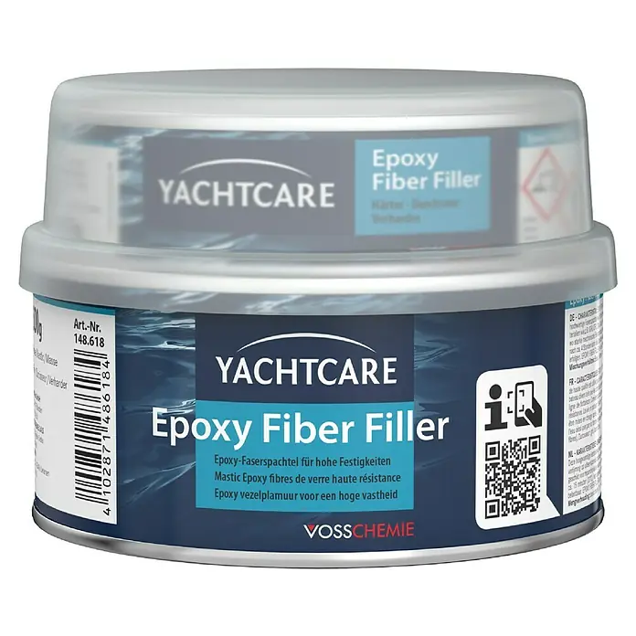 Yachtcare Epoxy Fiber Filler - 500 g, Hellblau - Yachtcare Epoxy Fiber Filler: Ein hochwertiger Faserfüller für starke Reparaturen und Ausbesserungen im Bootsbereich. Ideal für den Einsatz auf dem Deck.