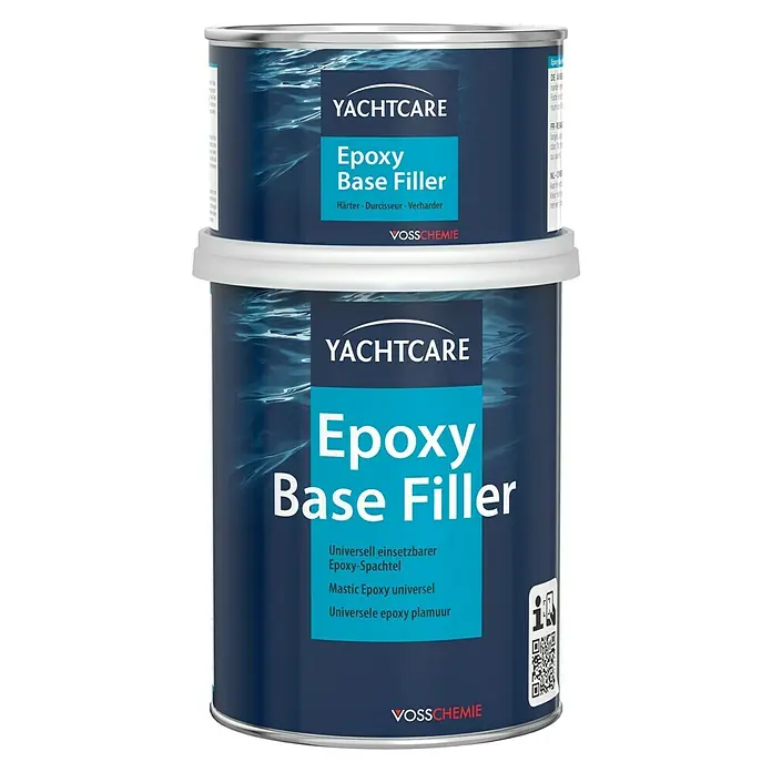 Yachtcare Epoxy Base Filler - 2 kg - Dose Yachtcare Epoxy Base Filler, ein universell einsetzbarer Epoxyspachtel für Reparaturen und Ausbesserungen an Booten und Yachten.