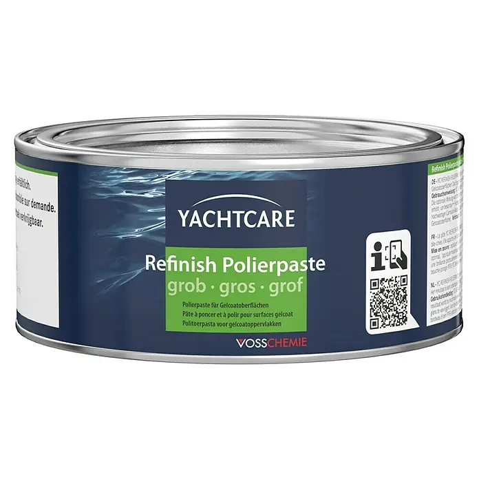 Yachtcare Polierpaste Refinish - 500 g, Grob - Yachtcare Refinish Polierpaste grob: Eine Polierpaste zur Aufbereitung von Gelcoatoberflächen für ein perfektes Finish.