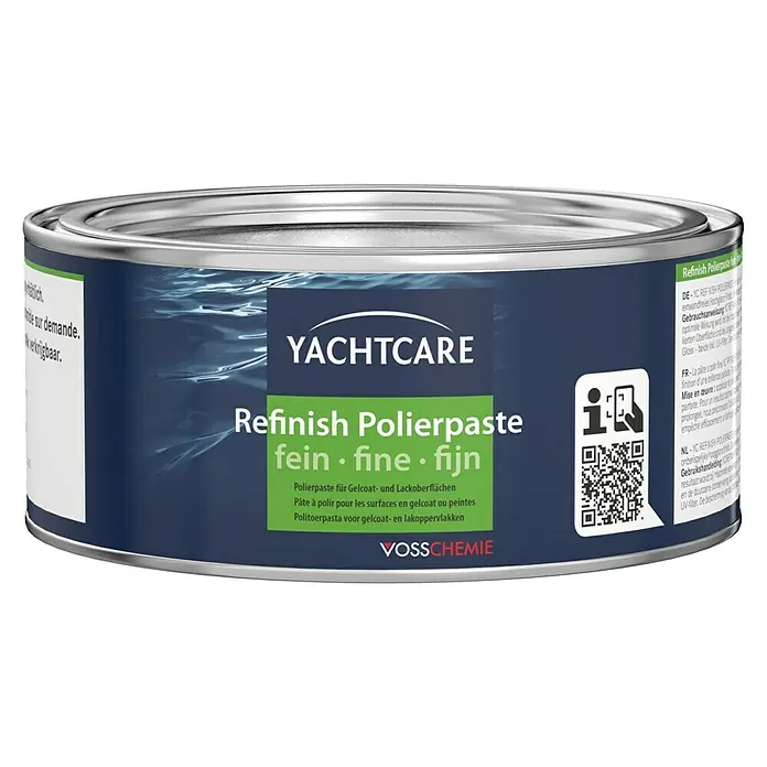 Yachtcare Polierpaste Refinish - 500 g, Fein - Yachtcare Refinish Polierpaste fein, eine hochwertige Polierpaste für Gelcoat- und Lackoberflächen, für ein glänzendes Finish.