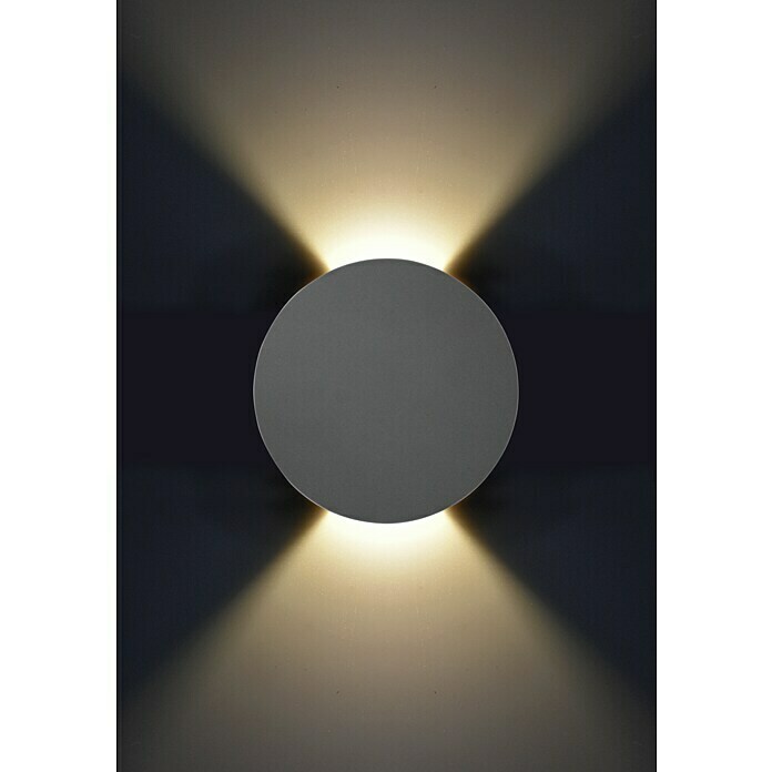 Starlux LED-Außenwandleuchte Genua (9 W, Anthrazit, IP54) | BAUHAUS