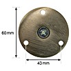 Wagner System Möbelfuß (Stahl, Höhenverstellung: 10 cm - 11,8 cm) | BAUHAUS