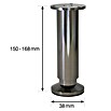 Wagner System Möbelfuß (Edelstahl, Höhenverstellung: 15 cm - 16,5 cm) | BAUHAUS