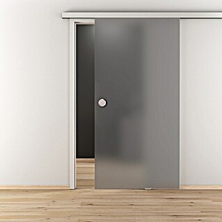 Diamond Doors Glasschiebetür Magic Grey Satin (935 x 2 058 mm, Einscheibensicherheitsglas (ESG), Grauglas)
